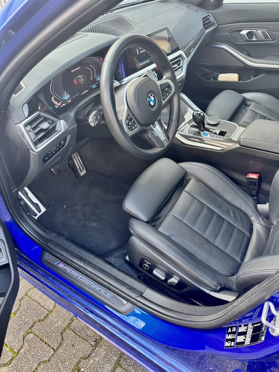 BMW Schlüsselleiste BMW M Performance Einstiegsleiste Carbon 1er