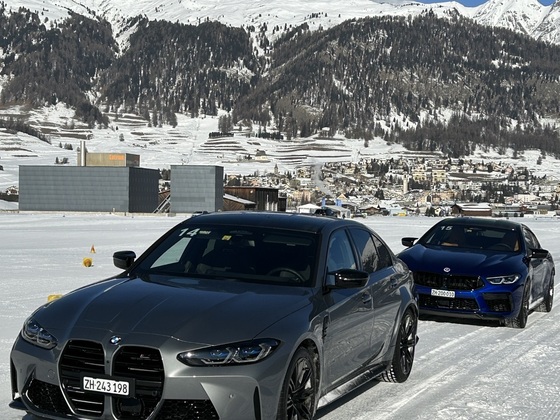 Wintertraining BMW in St.Moritz