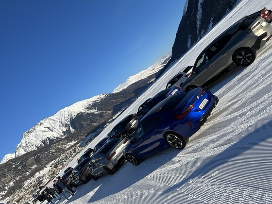 Wintertraining BMW in St.Moritz