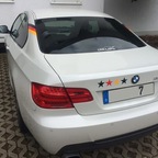Mein E92 damals zur WM 2014